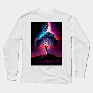 Chaotic Enchantment: Cosmic Marvels Long Sleeve T-Shirt